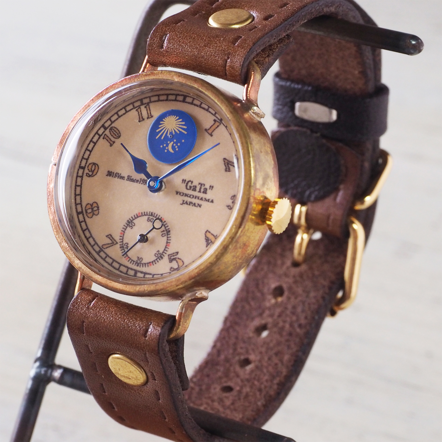 GaTa 甘辛い watch Smith ガタ ハンドメイド 腕時計 クオーツ