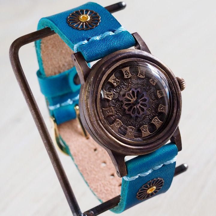 江戸時代から明治初期にかけて制作された、日本の「和時計」がモチーフの手作り腕時計…KS（ケーエス） JHA・日本手作り腕時計協会代表 篠原康治さんの 手作り腕時計 “和時計－蜉蝣”: craftcafe blog―クラフトカフェ 運営日記