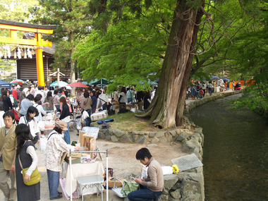 上賀茂手づくり市・市の様子